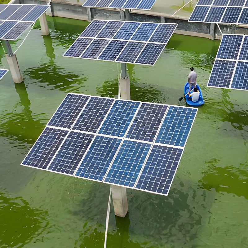Feste Solarhalterung für die Wasseroberfläche