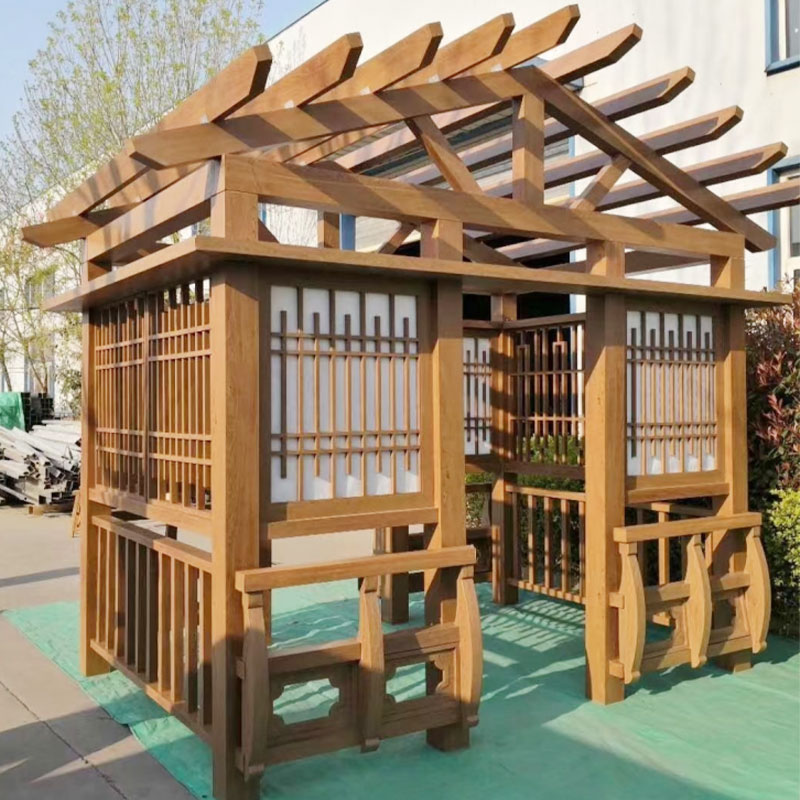 Pergola aus Kunststoffholz